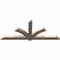 Ekena Millwork Redmond Smooth Timber Gable Bracket, Douglas Fir, 96"W x 40"H x 3 1/2"D x 5 1/2"F, 10/12 Pitch GBW096X40X0406RED00SDF - alternate 2